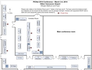 PICNet2014Exhibitor Floorplan